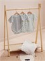 Боди Mowbaby Birds с коротким рукавом (3 шт.) blue арт. 6282 1760686341