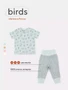 Футболка со штанишками Mowbaby Birds blue арт. 2-82 1204857510