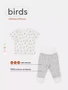 Футболка со штанишками Mowbaby Birds milk арт. 2-82 2136896578