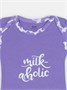 Боди Rant Milk-Aholic с коротким рукавом violet арт. 6281 566550767