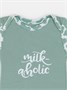 Боди Rant Milk-Aholic с коротким рукавом green арт. 6281 1508722863