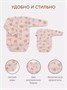 Боди 2 шт. Rant Hugs and kisses Pattern 64/67 Milk-pink 1777826479
