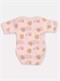Боди 2 шт. Rant Hugs and kisses Pattern с коротким рукавом Grey-pink 633208968
