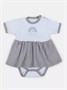 Боди Rant Rainbow с коротким рукавом Grey 371683439