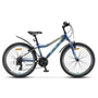 Велосипед Stels Navigator 24" 410 V 21 sp V010 Темно-синий/Желтый (LU091557) 106972867