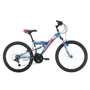 Велосипед Black One Ice FS 24 голубой/белый/красный 2021-2022 1068213244
