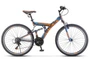 Велосипед Stels Focus 26' V 18 sp V030 Темно-синий/Оранжевый (LU086305) 2036594836