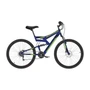 Велосипед Black One Hooligan FS 26 D синий/черный/зеленый 2021-2022 1624841312