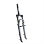 Вилка 26" 1-1/8 NEON T,резьб.L-185mm, серебр,V-brake 75mm/110118 570778105