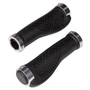 Грипсы FSD-DS12C 130 мм, чёрные с серебристыми кольцами/150325 648577800
