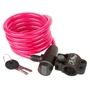 Трос-Замок M-WAVE 10х1800мм, с защ. колпачком, розовый (5-233868) 1125462457