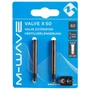 Ниппель удлинитель M-WAVE алюм., F/V 50мм, д/высоких спорт. ободов, (2шт.) черн. (5-519947) 364590527