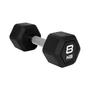 Гантель гексагональная STARFIT DB-301PRO 8 кг, обрезиненная, черный 1479833147