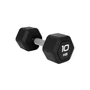 Гантель гексагональная STARFIT DB-301PRO 10 кг, обрезиненная, черный 106496791