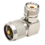 Переходник угловой Терек PL-259 male - PL-259 female 683704291