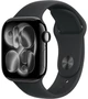 Apple Watch Series 11 42mm Jet Black Aluminium Case with Black Sport Band - S/M (MEQT4X/A) 1193657922