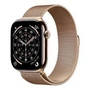 Apple Watch Series 11 + Cellular 46mm Gold Titanium Case with Gold Milanese Loop - S/M (MFD74ZP/A) 1489796737