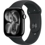 Apple Watch Series 11 46mm Jet Black Aluminium Case with Black Sport Band - M/L (MEUX4LW/A) 2006843456