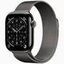 Apple Watch Series 11 + Cellular 46mm Slate Titanium Case with Slate Milanese Loop - M/L (MFD44ZP/A) 633378179