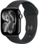 Apple Watch Series 11 42mm Jet Black Aluminium Case with Black Sport Band - M/L (MEQU4X/A) 817226849