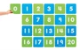 Дорожка цифровая EDX, цифры 0-20 (20 см, 2 цвета, 21 шт) 1423705616