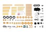 Максимальный набор - конструктор Ultimate Robot Kit-Blue (без электроники) 1602597332