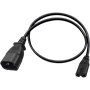 KS-is Кабель питания IEC-C14 M - IEC-C7 F (KS-857A-2) 2м черный 441667598