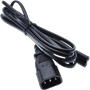 KS-is Кабель питания IEC-C14 M - IEC-C7 F (KS-857A-2) 2м черный 441667598