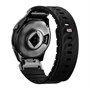 Силиконовый ремешок UNIQ Fluo для Garmin 26 mm (Midnight Black) черный 1205134589