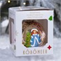 Шар "Дед Мороз и Снегурочка", 80 мм., в подарочной упаковке 1204986385
