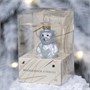 Елочное украшение "Медвежонок" голубой, мини серия "ВС", в подарочной упаковке, h-5 1135581884