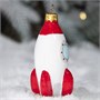 Ёлочное украшение "Космическая ракета", в подарочной упаковке h- см 1829335827