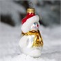 Ёлочное украшение "Зимний снеговик 1", в подарочной упаковке, h- 8,5 см 1615885001