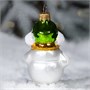 Ёлочное украшение "Зимний снеговик", в подарочной упаковке h- 8,5 см 1420434287