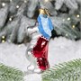 Елочное украшение "Серый волк", в подарочной упаковке, h-12 см 1802662312