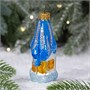 Ёлочное украшение "Домик", синий, в подарочной упаковке, h-10см 654844485