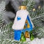 Ёлочное украшение "Домик с елочками", в подарочной упаковке h-9см 1564205706