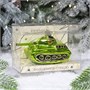 Ёлочное украшение "Танк", в подарочной упаковке, h-6.5 см 995417670