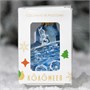 Ёлочное украшение "Детская коляска" голубая, в подарочной упаковке, h-6см 113331765