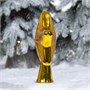 Верхушка на ёлку "Звезда", золото, в подарочной упаковке, h-17 см 1824818353