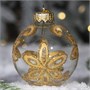 Шар "Золотой цветок", 80 мм., в подарочной упаковке 1793317261