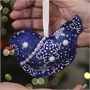 Елочное украшение текстильное - Птичка, 9*12 574461889