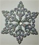 Елочное украшение "Снежинка кристалл" в ассортименте, 120*10мм 1973599203