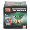 Конструктор 3D сборная фигурка мастер йода, 304 дет. Город мастеров 19016-LD