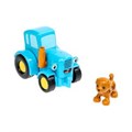 Конструктор большие кубики: СИНИЙ ТРАКТОР с собакой, 5 дет. Город мастеров 10024-GK (48)