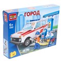 LADA конструктор лада нива на заправочной станции, 83 дет. Город мастеров 3352-KK