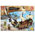 Конструктор пиратский корабль, 221 дет. Город мастеров 25001-KK
