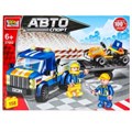 Конструктор ПЕРЕВОЗЧИК с гонкой, 158 дет. Город мастеров 57002-KK