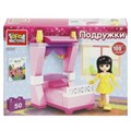 Конструктор спальня девочки, 50 дет. Город мастеров 20017-AA