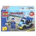 Конструктор ПОЛИЦЕЙСКИЙ с машиной, 62 дет. Город мастеров 30030-KK